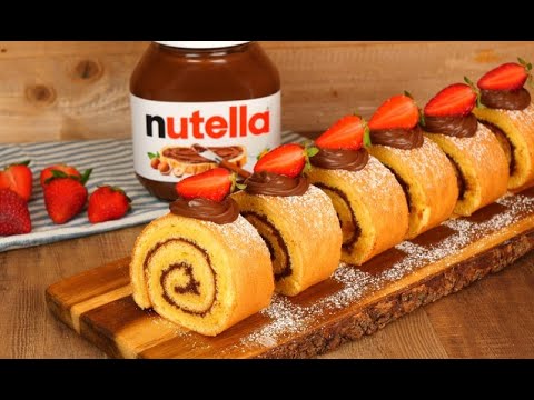 Rotolo giapponese con Nutella®: la ricetta del dolce soffice e super goloso