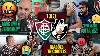 REAÇÕES dos TRICOLORES - FLUMINENSE 1X3 VASCO - COPA DO BRASIL 2026 - VASCO ELIMINA FLUMINENSE!