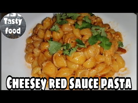 Cheesey red sauce pasta.. Restaurant style 