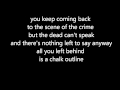 Three Days Grace - Chalk Outline (official lyrics video)