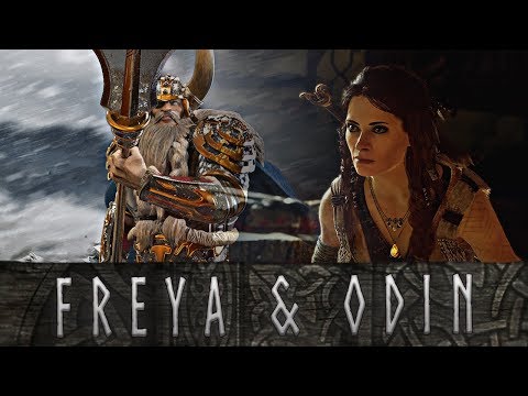God of War - The Tragic Marriage Between Freya and Odin // All Scenes