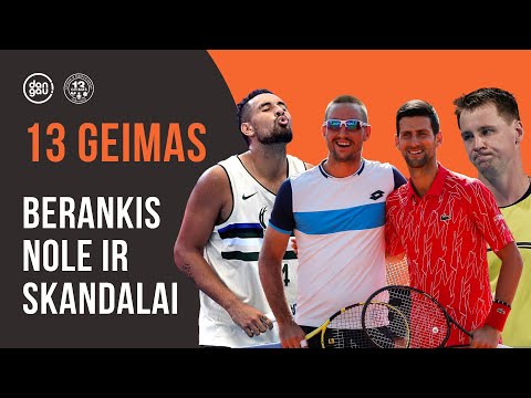 „13 Geimas“: R.Berankio sugrįžimas, N.Džokovičiaus korona turas ir siuntinėjimai velniop