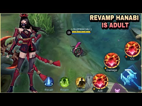 NEW REVAMPED HANABI FINAL LOOK AND SKILLS | MLBB