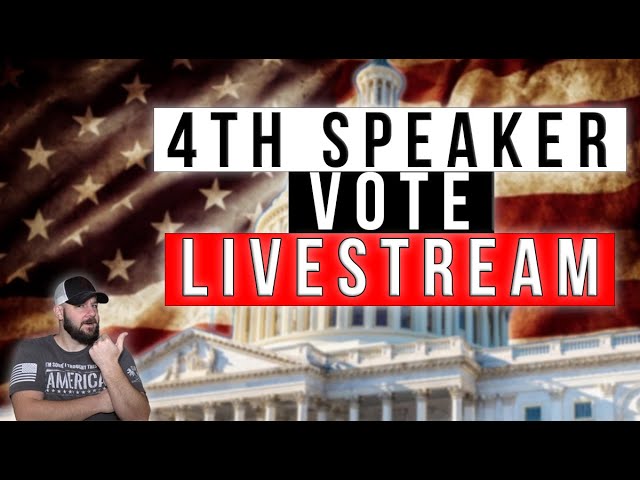 BREAKING: LIVESTREAM of 4th Speaker of House Vote... Will we get a PRO 2A Speaker today?