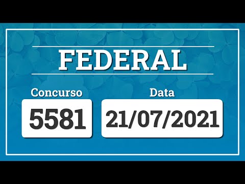 Capa de LOTERIA FEDERAL 5581