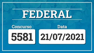 Capa de LOTERIA FEDERAL 5581