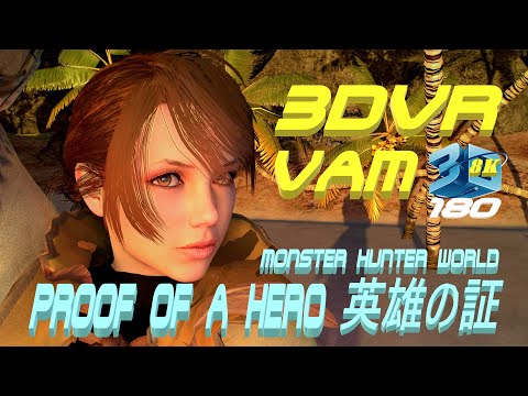 Monster Hunter (Proof of a Hero), Handler Dance MMD, モンスターハンター(英雄の証) 受付嬢ダンス 3DVR VaM 8K