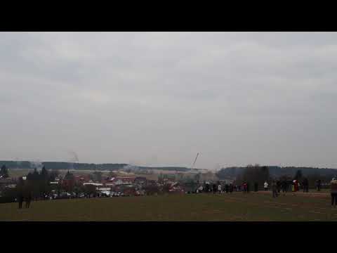 Sprengung der Donebacher Sendemasten