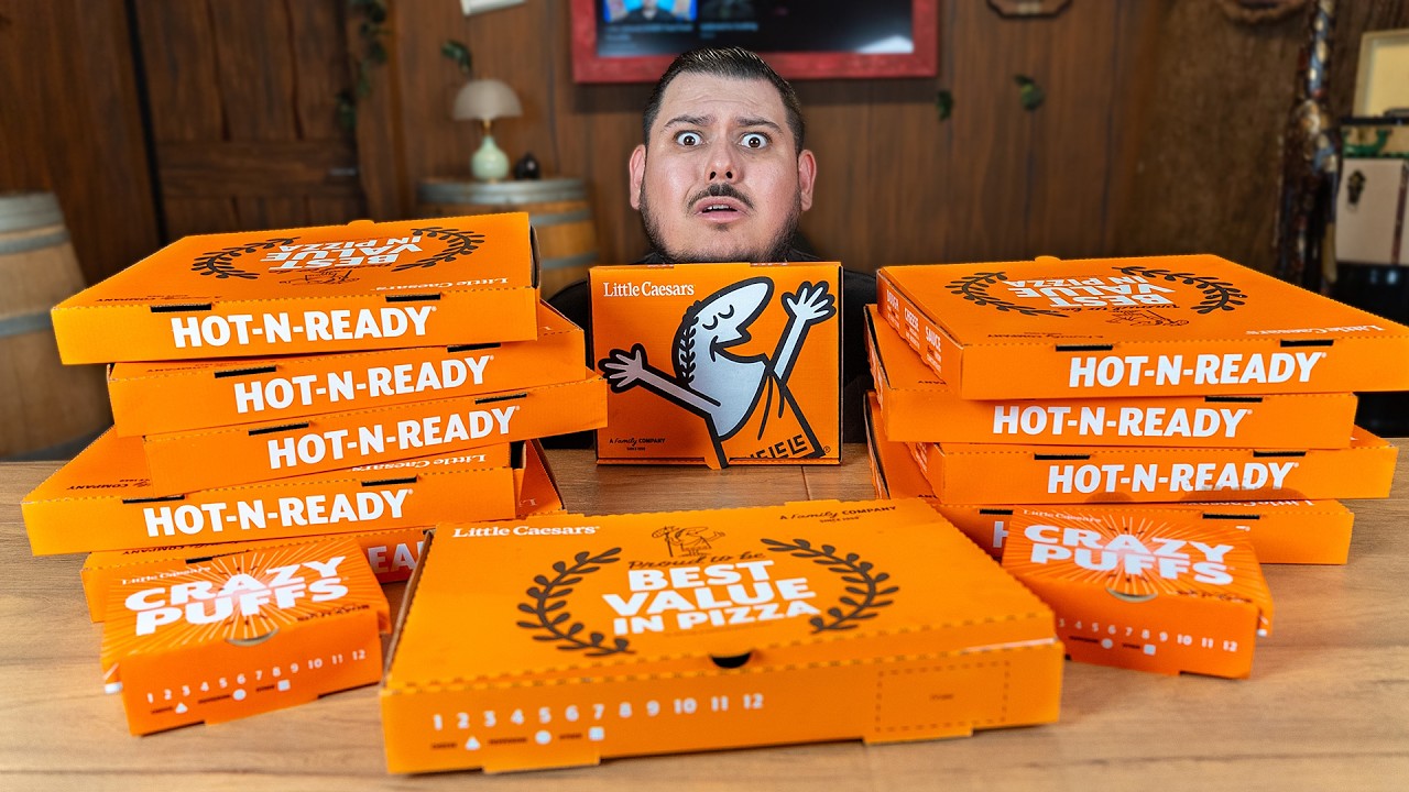 We Ate the ENTIRE Little Caesars Menu