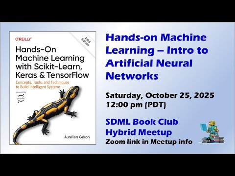 Hands-on Machine Learning -- Introduction to Artificial Neural Networks