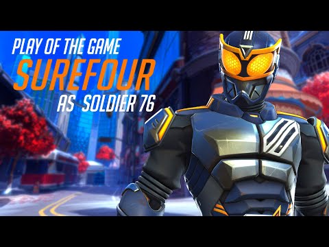 SUREFOUR DOMINATING AS SOLDIER 76 - POTG! [ OVERWATCH 2 SEASON 2 TOP 500 ]
