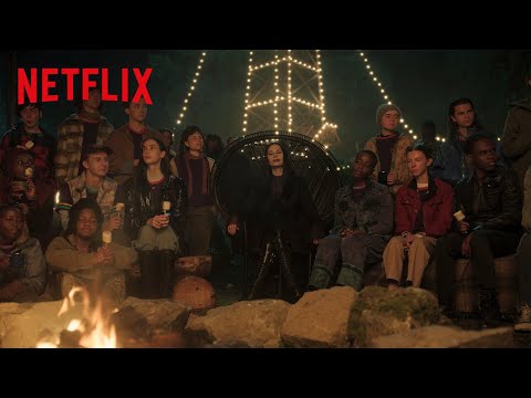 Campfire Sing-Along of "Bad Moon Rising" | Wednesday: Seasons 2 | Netflix