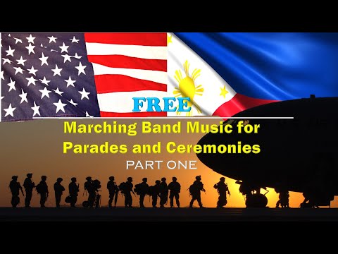MARCHING BAND MUSIC FOR PARADES AND CEREMONIES (PART ONE) NO COPYRIGHT
