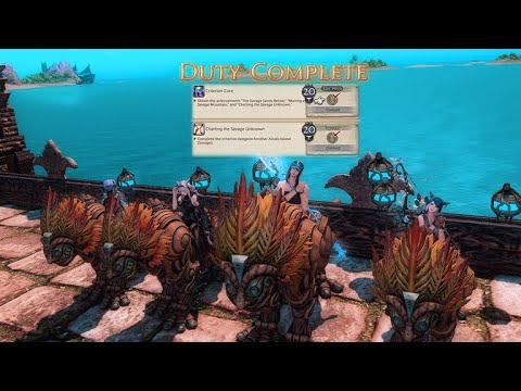 FFXIV - Another Aloalo Island (Savage) Clear! [DRG POV]