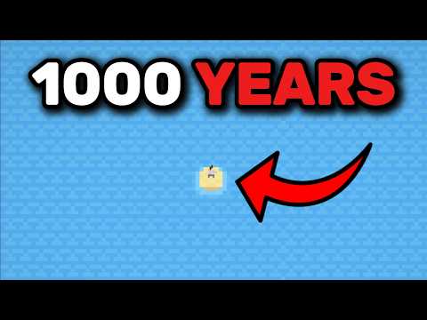 I Left 1 Human On A SINGLE TILE For 1000 YEARS In WorldBox!