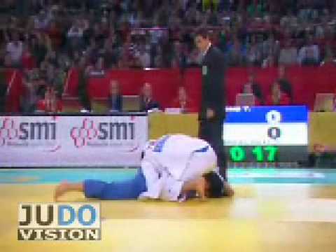 JUDO 2009 Tournois de Paris: Takashi Ono 小野 卓志 (JPN) - Yves-Matthieu Dafreville (FRA)