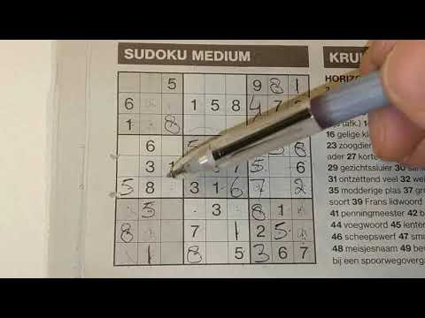 I'll be back for a new Medium sudoku. (#415) 01-27-2020