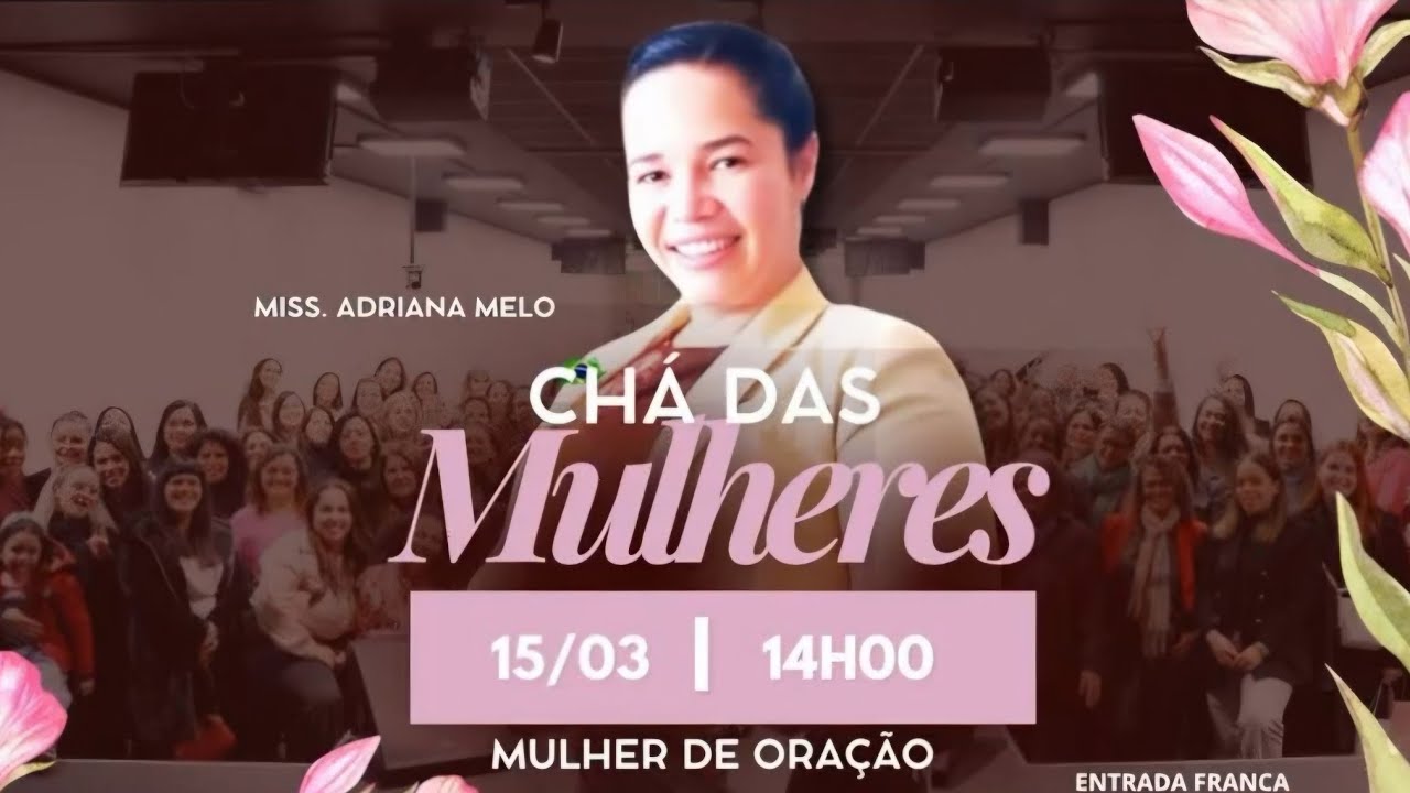 Miss: Adriana Melo - CHÁ DAS MULHERES NA BÉLGICA | IGREJA BATISTA RENASCER BÉLGICA! MUITO FORTE 2025