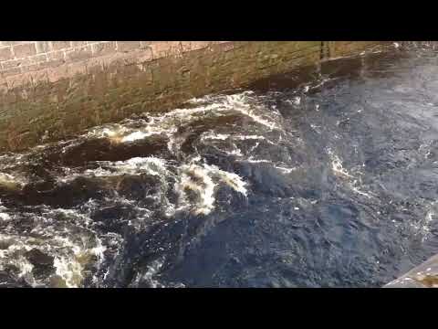 Locks at Fort Augustus linking Caledonian canal to Loch Ness
