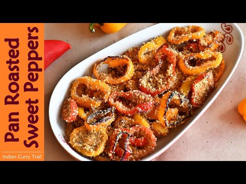 Pan Roasted Mini Sweet Peppers | Quick Roasted Mini Peppers