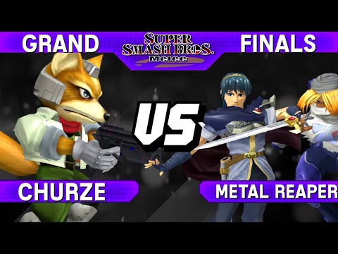 Smash Melee - Churze (Fox) vs Metal Reaper (Marth / Sheik) - S@LT 216 Grand Finals