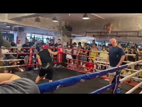Warrior HK in-house boxing fight Raymond Poon vs Tam Chun Hin on 24/07/2021 Round 1