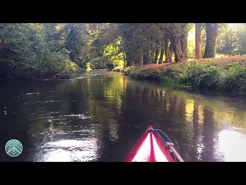 Relaxing River Rapids Sounds in Canoe ~ Umbria ASMR