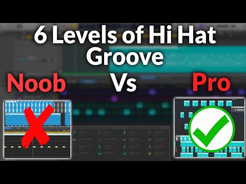 BASIC vs PRO Hi Hat Patterns - 6 Levels of Groove