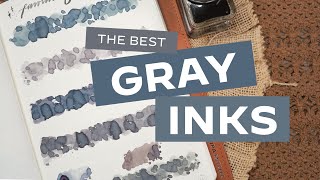 Gray Fountain Pen Inks That Are Stunning 🩶 My Top Picks · Ink Exploration
