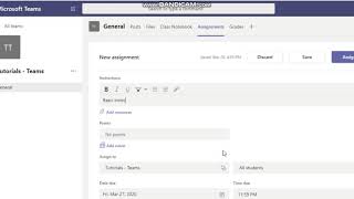 How to Create Assignments on Microsoft Teams