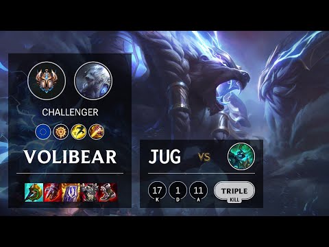 Volibear Jungle vs Hecarim - EUW Challenger Patch 11.12
