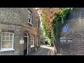 Rainy Walking Tour In Hampstead London U K Relaxing Ambience Rain Sound 4K