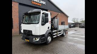 平板卡车 Renault D16.210 HMF 635 Kraan/Crane Afstandsbediening 107.649KM!! | 图像 4 - Autoline