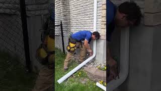 Protect For Your Foundation | Downspout Extension #homemaintenancetips #waterdamage #diyhomerepair