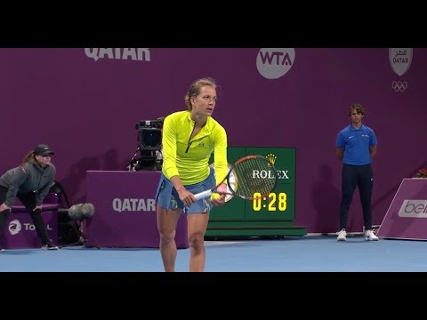 Barbora Strycova vs. Angelique Kerber | First Set Highlights | 2019 Qatar Total Open Quarterfinals