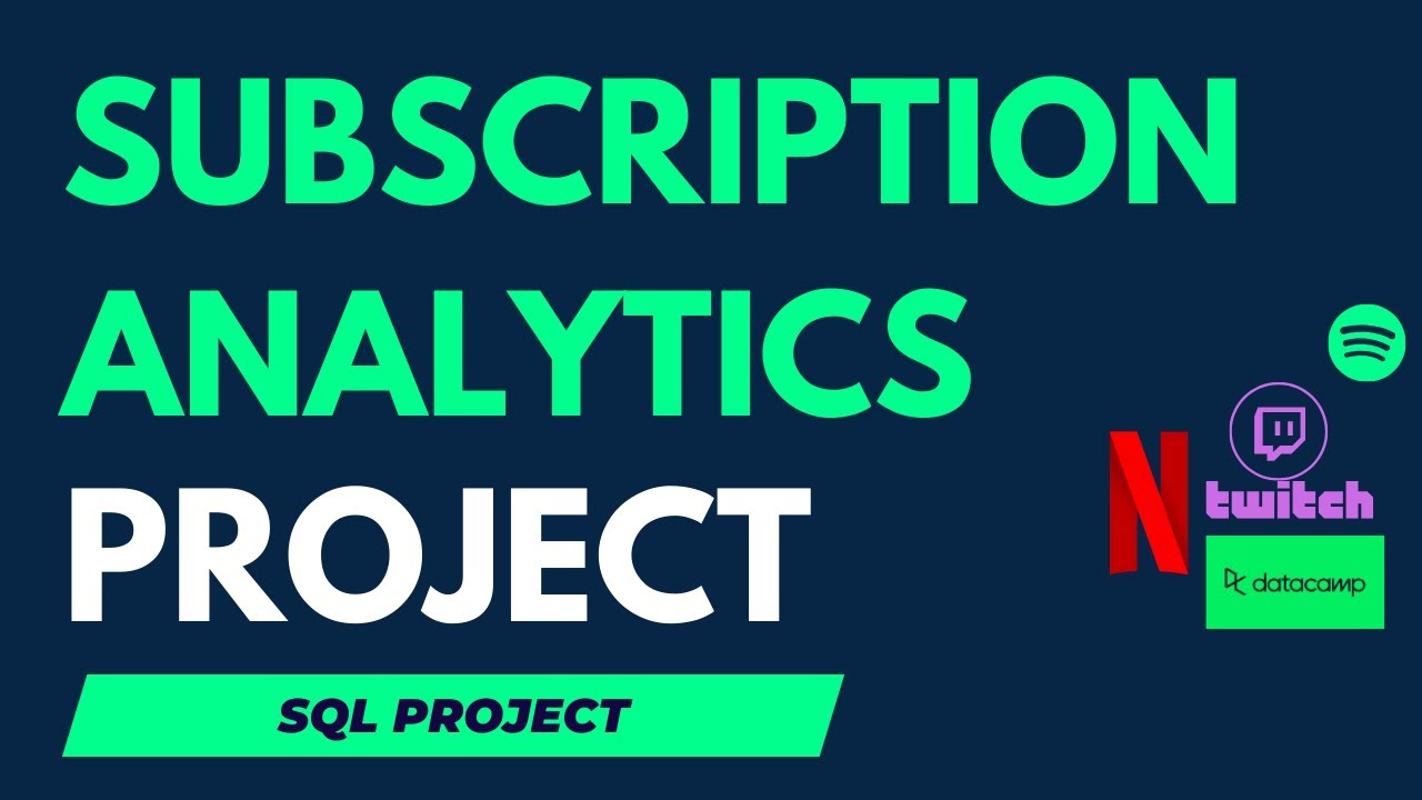 Subscription Analytics Project in SQL - Part 1 | Foodie-Fi Case Study