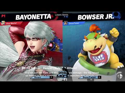 Smash @ Miz's WiFi 14 - Xcurr (Bayonetta) vs. DezoTwist (Bowser Jr.) Losers Semis