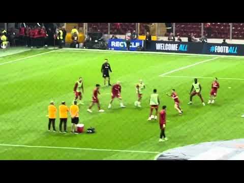 Paok Isınmaya Çıktığında Müthiş bir Uğultu Yoğun Islıklar | Galatasaray 3-1 Paok #uel