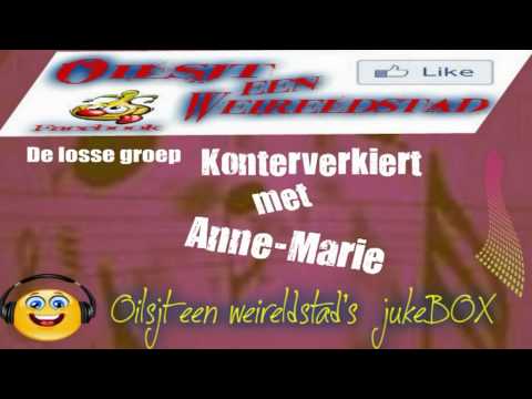 De losse groep Konterverkiert met Anne-Marie.....nu in Oilsjt een weireldstad's jukeBOX.
