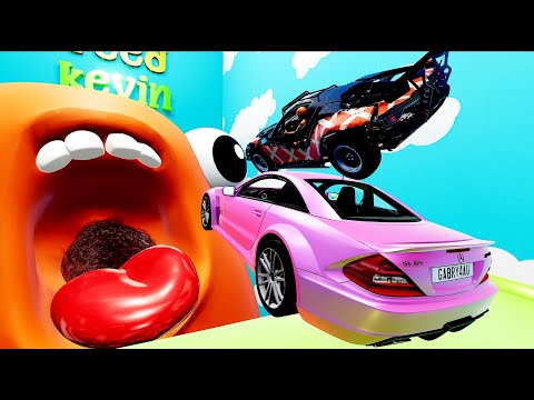 Cars VS Mystery DOORS Sports Car Challenge #13 BeamNG Drive