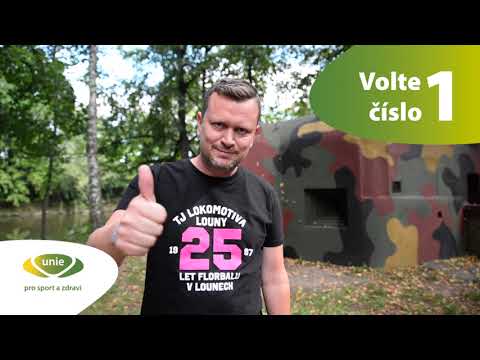 Jan Macháček – Pozvánka k volbám | Unie pro sport a zdraví Louny