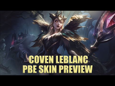 Coven Leblanc Skin Spotlight (PBE) | League of Legends [4K]