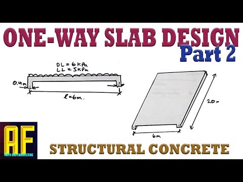 One-Way Concrete Slab Design Part 2 - Area of Tension Steel - Canadian Code