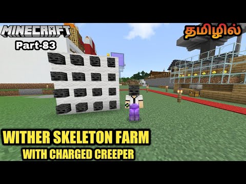 JINESH GAMING - Minecraft Pocket Edition | Survival Gameplay | Wither Skeleton Farm In Tamil |JineshGaming | Part-83