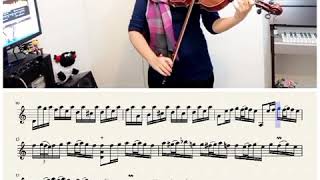 For all seasons by yanni with sheet music_fast violin solo