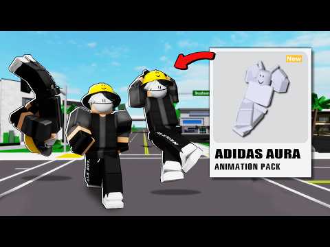 NEW ANIMATION PACK (ADIDAS AURA) In Brookhaven ID/CODE - Roblox