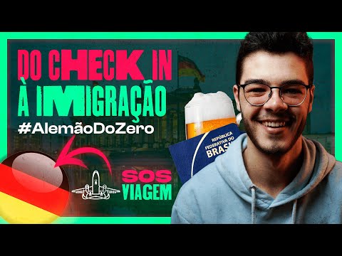 ALEMÃO para viagem #1 -  Do check in à imigração │SOS VIAGEM.