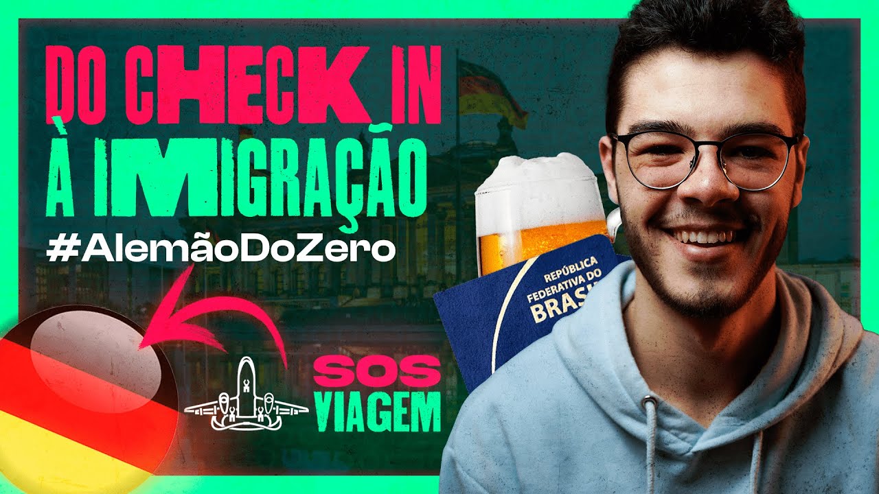 ALEMÃO para viagem #1 -  Do check in à imigração │SOS VIAGEM.