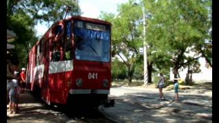 preview picture of video '(Trams) Tramwaje w Eupatorii'
