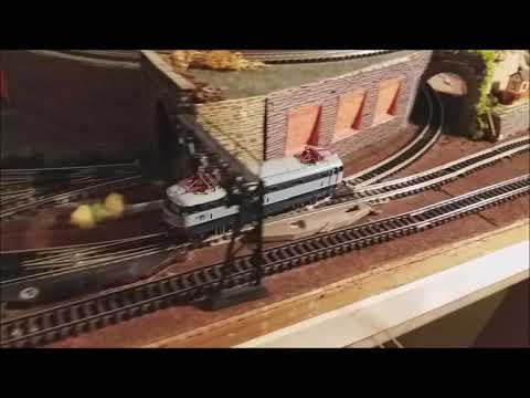 Prova di azionamento PWM per fermodellismo, motore a tre poli scala N.